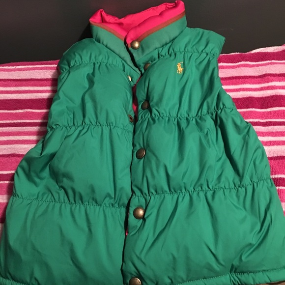 Ralph Lauren Girls Vest Reversible - Picture 3 of 3